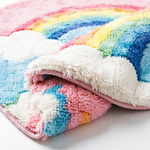 Haven Luma absorbent non-slip bathroom rug for shower and bath areas