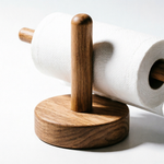Haven Luma bamboo paper towel holder stand for countertop