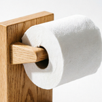 Haven Luma bamboo paper towel rack for kitchen and bathroom