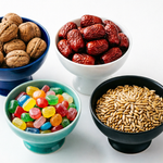 Haven Luma round ceramic fruit bowl for decorative kitchen storage